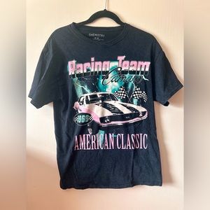 Racing shirt/ vintage and classic/ size: medium oversize tee